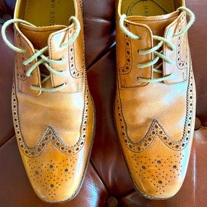 Vintage Cole Haan Nike Air Giraldo Wing Tip Derby dress shoes
